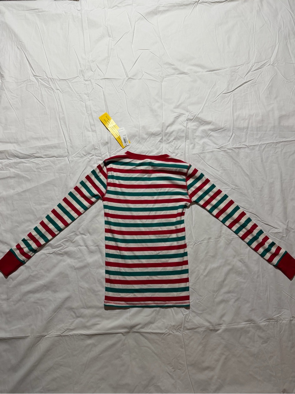 NWT Old Navy unisex Christmas pajama set, XL (12), 100% cotton red/grn/wht - Picture 6 of 7